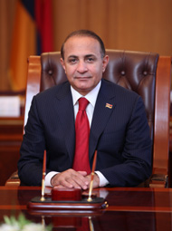 Il Presidente dell’Assemblea Nazionale Hovik Abrahamyan