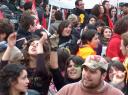 Una delle tante manifestazioni contro la riforma Gelmini