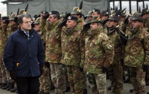 Prodi visita il contingente italiano a Kabul - Natale 2007