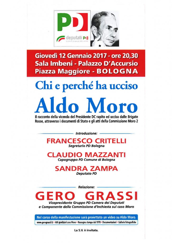 Moro 12 gennaio 2017